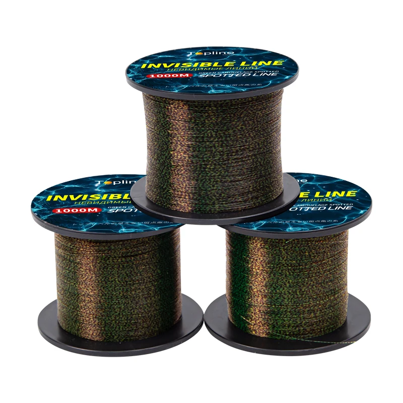 Fluorocarbon Line - 1000M 3.0# Fishing Line Green 3D