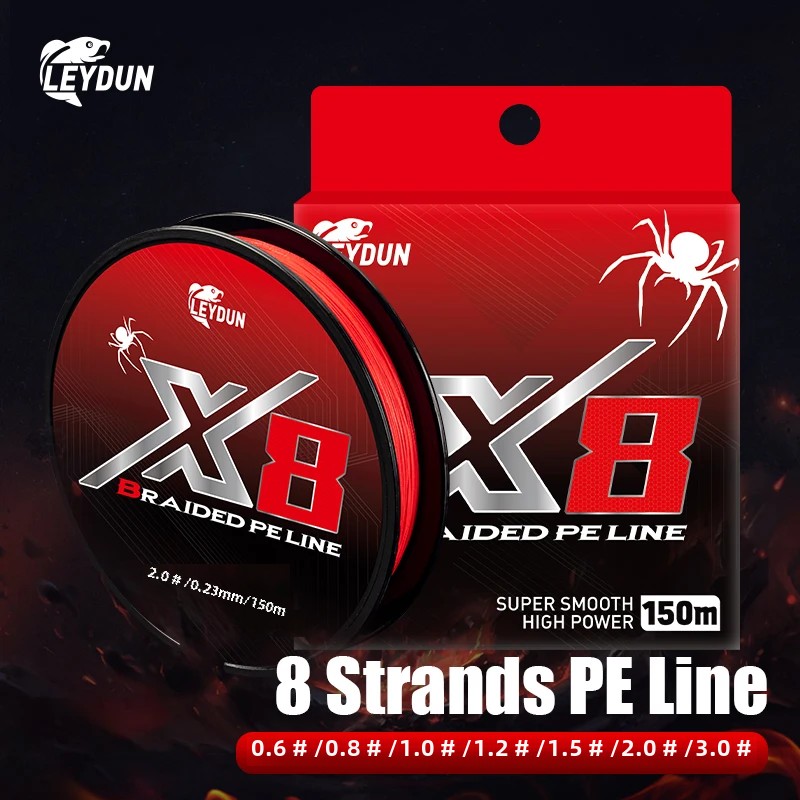 Copolymer Line - LEYDUN Not-Fading Red Fishing Lines 8