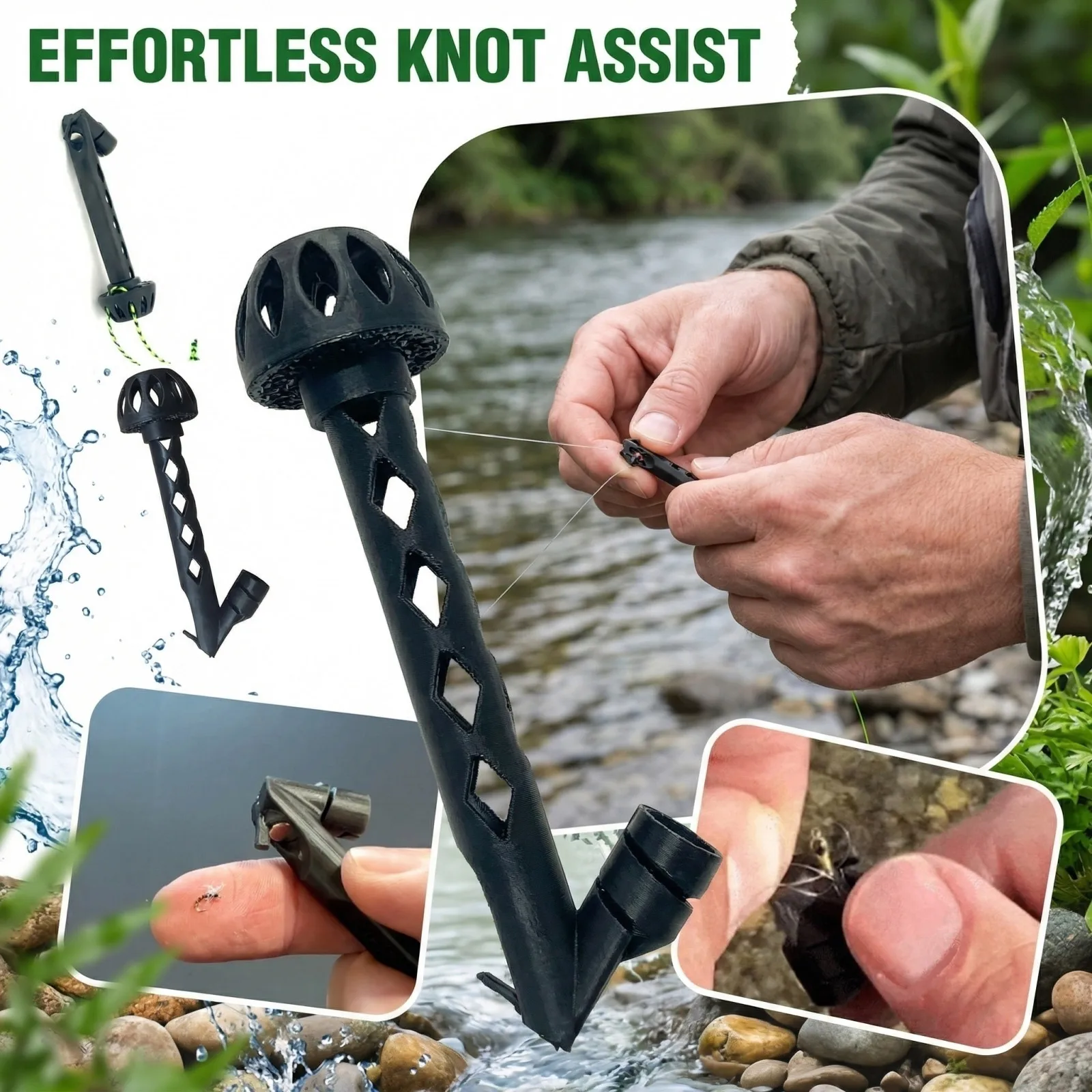 Magnetic Knot Tying Tool Flyin - Fishing Line Winder review and price