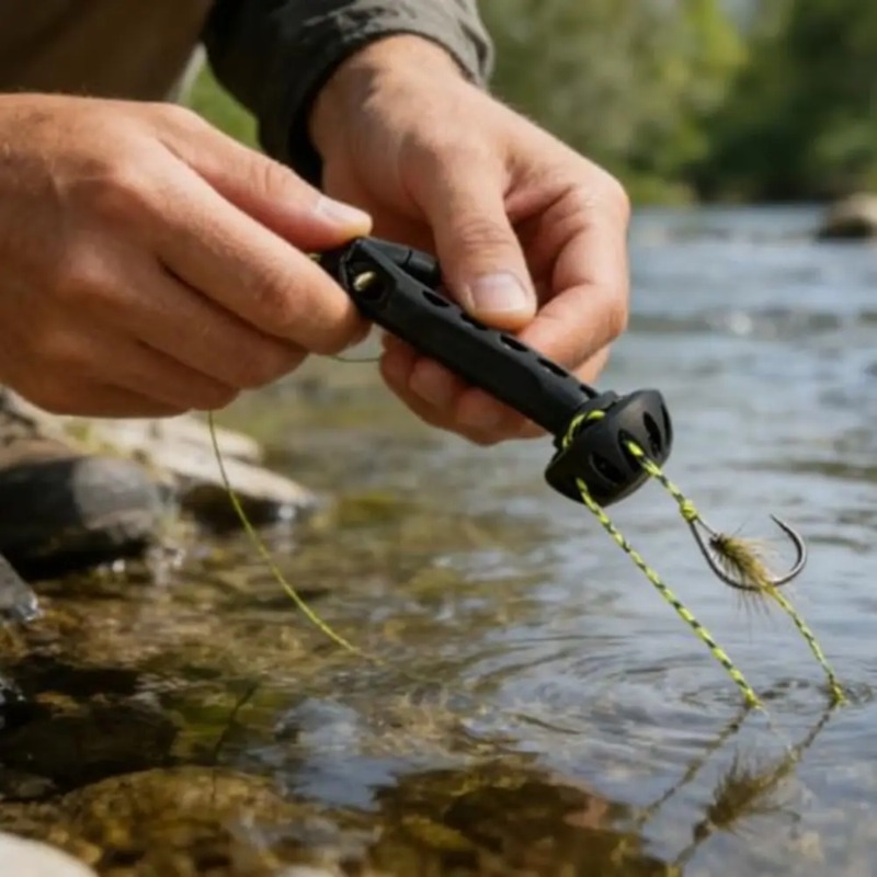 Magnetic Knot Tying Tool Flyin - Fishing Line Winder review and price