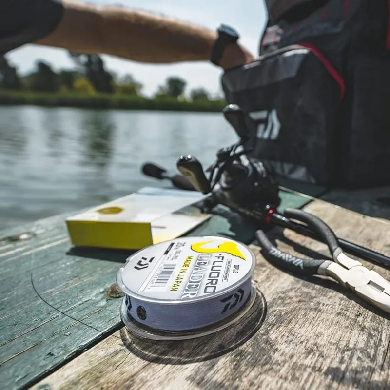 DAIWAJ-FLUORO Fluorocarbon Lea - Ice Fishing Line review and price