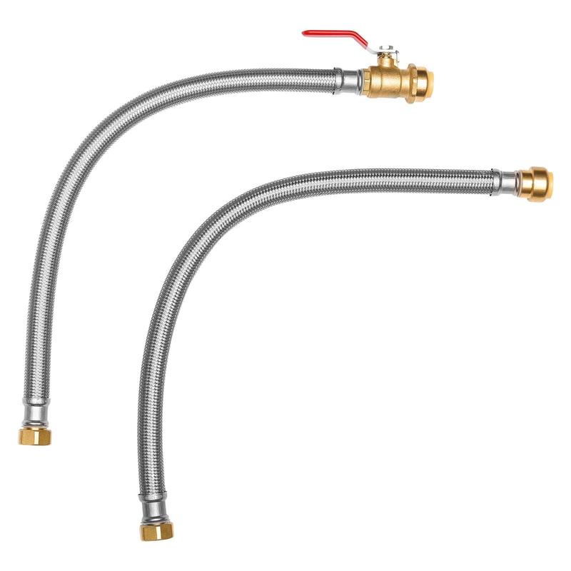 Water Heater Kit, Push-Fit Val - Braided Line review and price