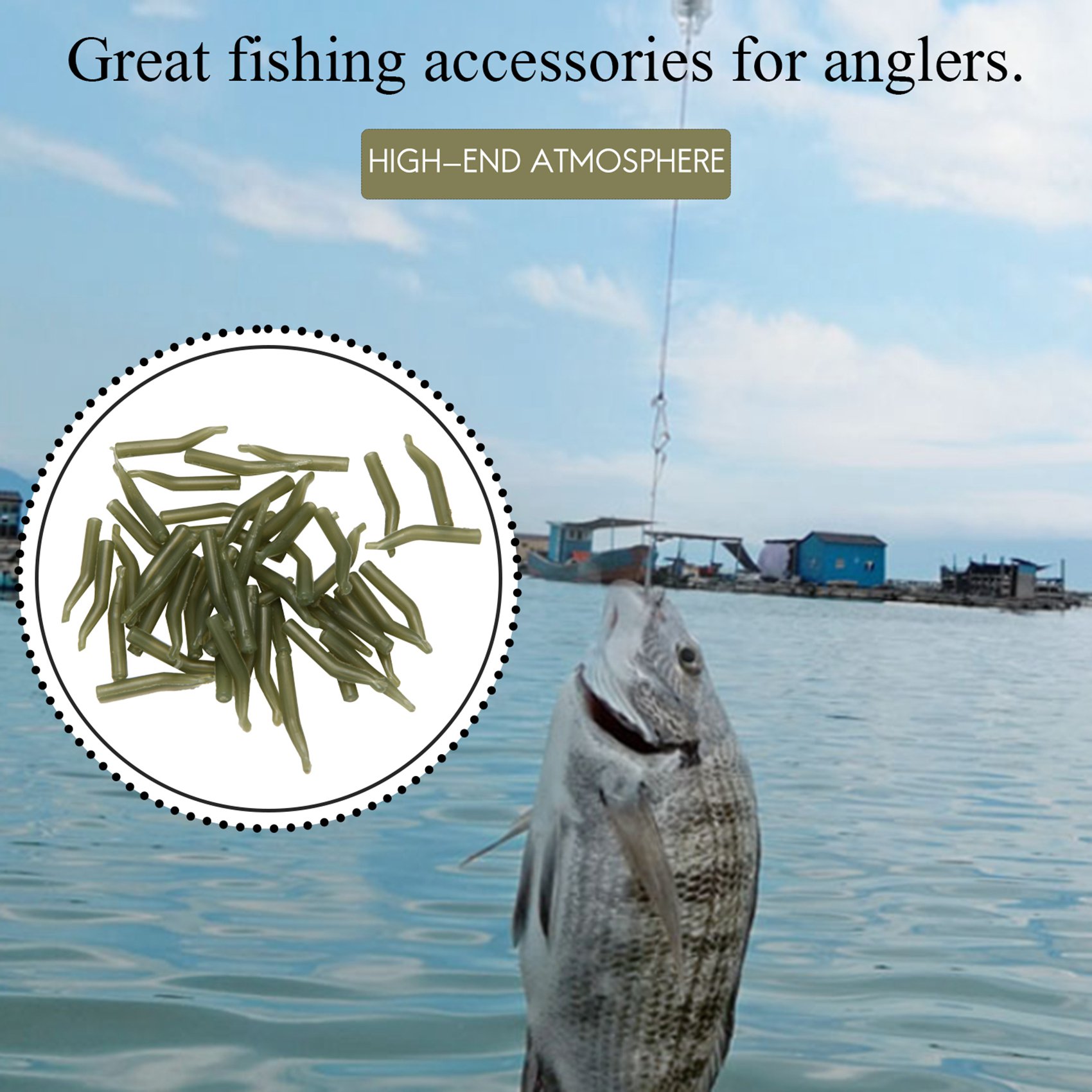 50Pcs/Lot Carp Fishing Hook Sl - Monofilament Line review and price