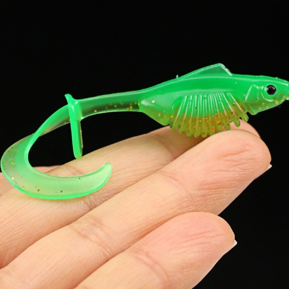 10PCS PVC Fishing Soft Lures 6 - Ice Fishing Line review and price