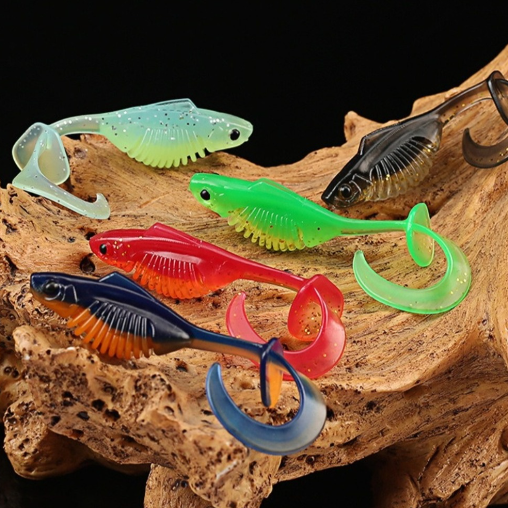 10PCS PVC Fishing Soft Lures 6 - Ice Fishing Line review and price