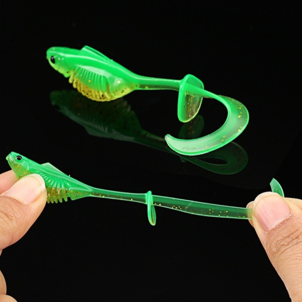 10PCS PVC Fishing Soft Lures 6 - Ice Fishing Line review and price