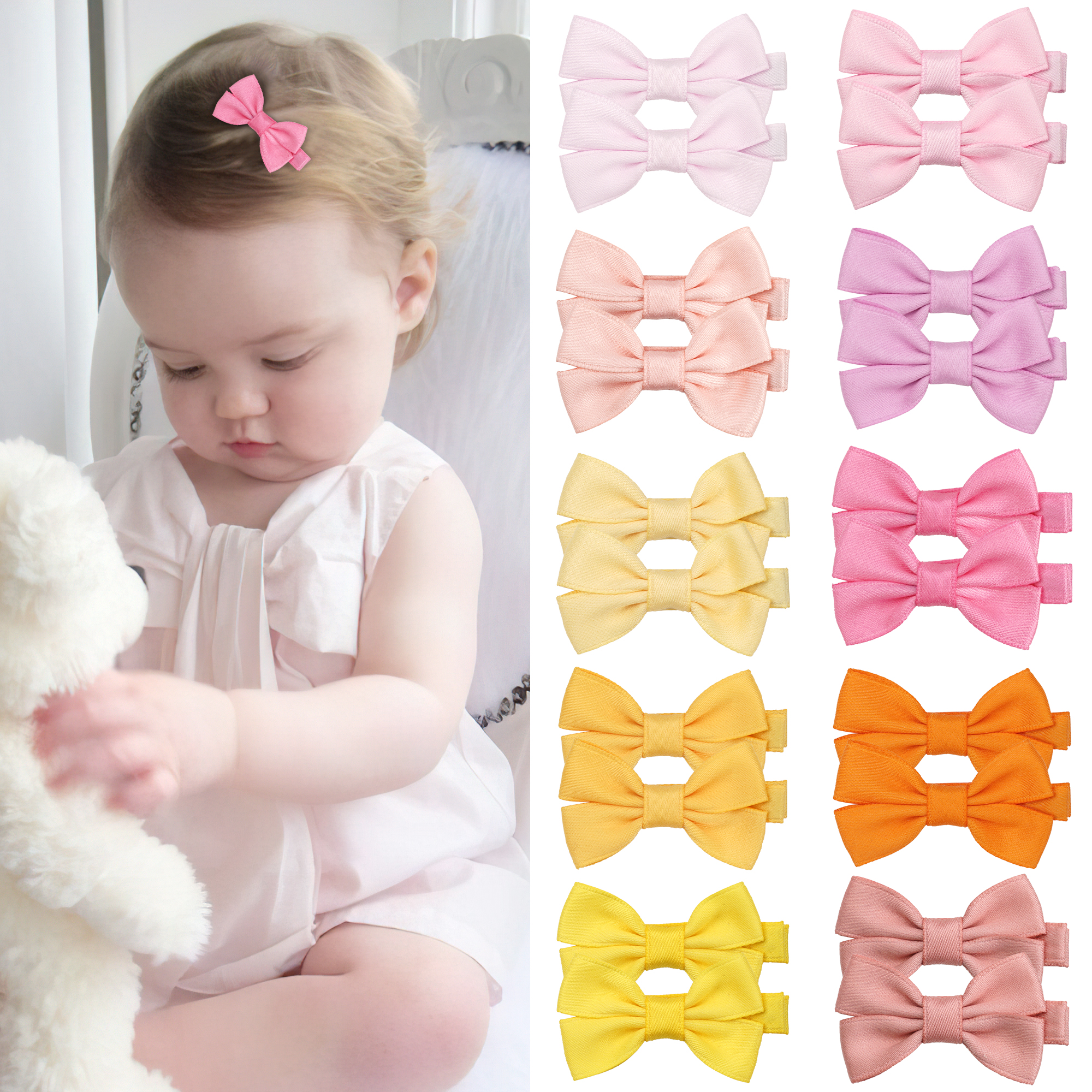 12/20 Pcs 2Inch Baby Hair Bows - Tippet Line review and price