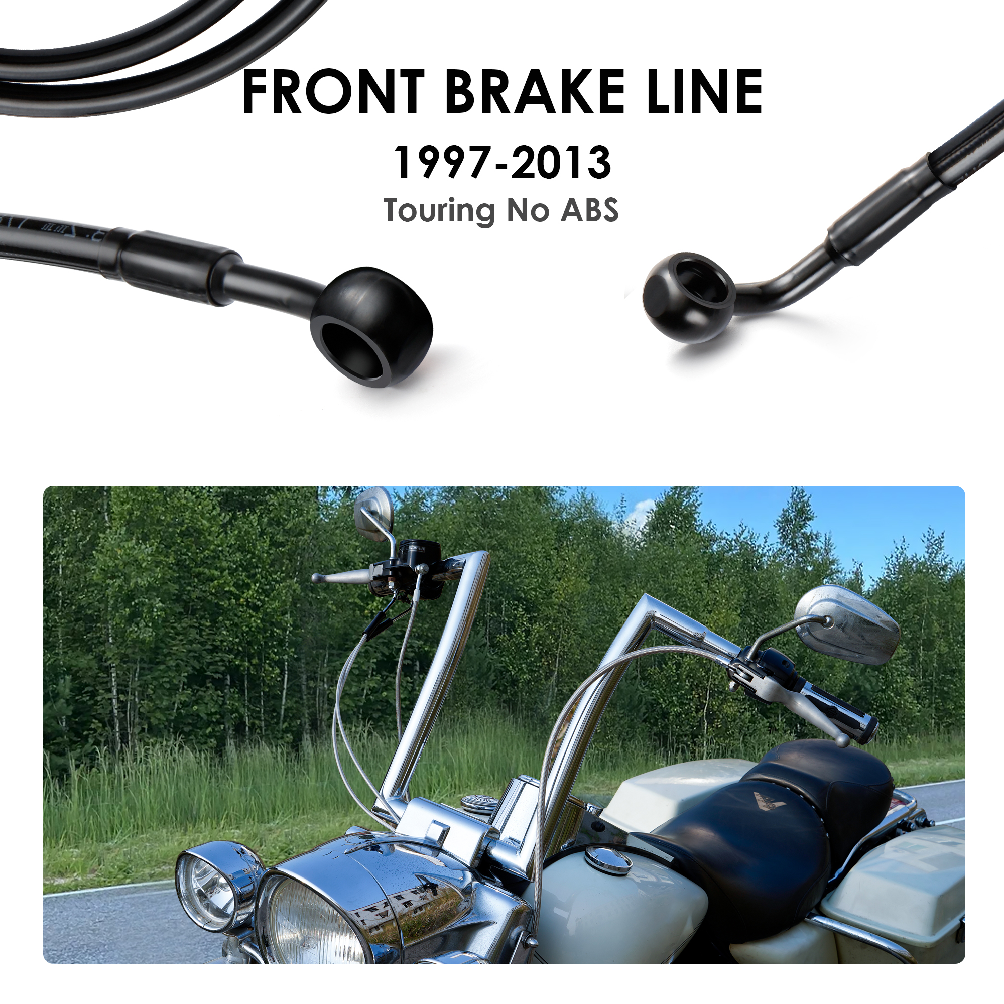 140/145/150CM Front Brake Line - Braided Line review and price