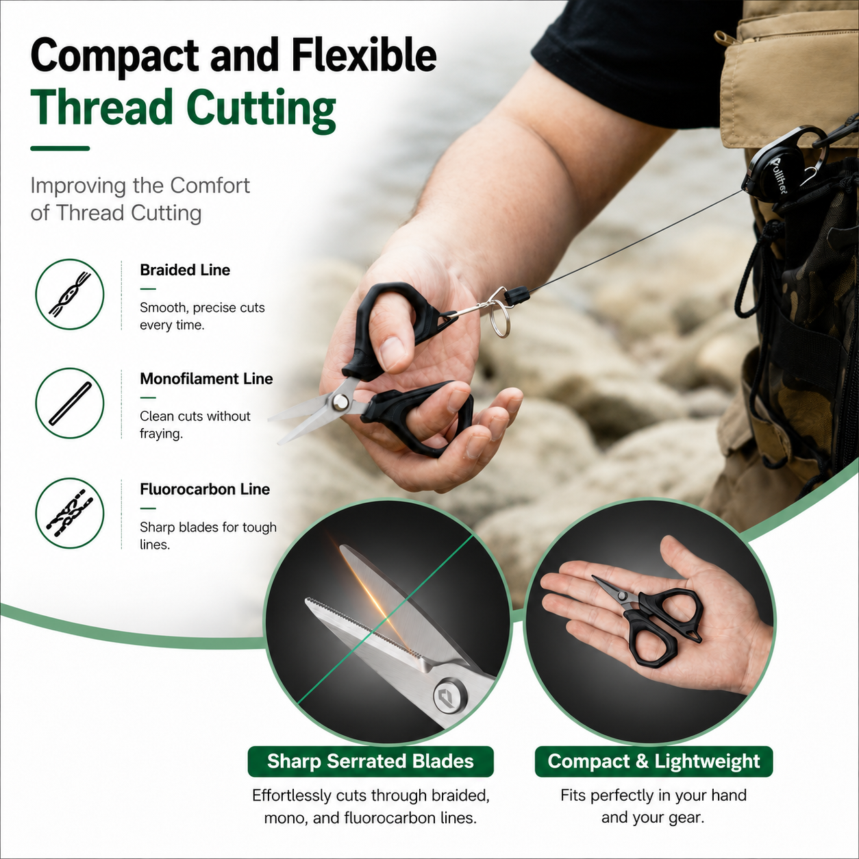 Fishing Scissors Stainless Ste - Fishing Line Cutter review and price