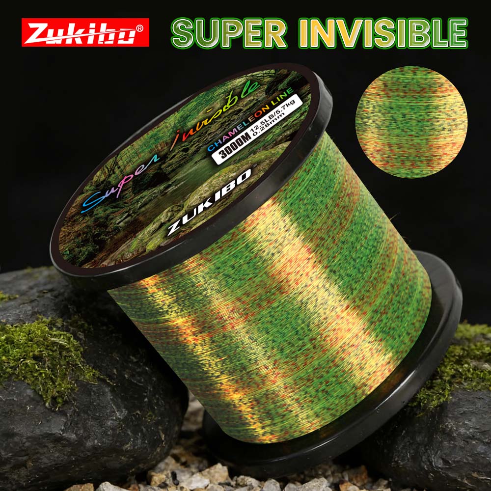 ZUKIBO 3D Speckle Line Yellow  - Fluorocarbon Line review and price