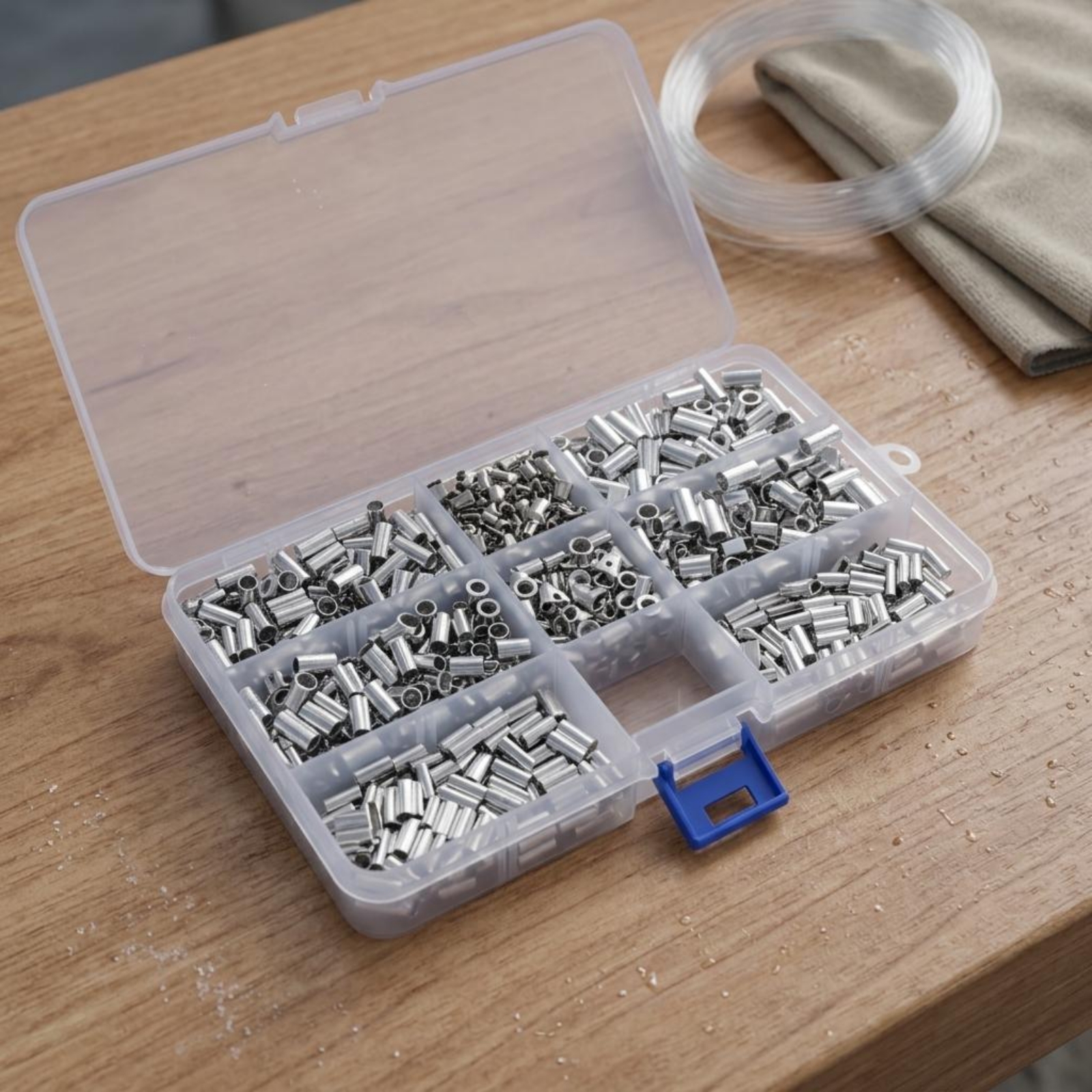 600 Pieces Fishing Line Crimp  - Leader Line review and price