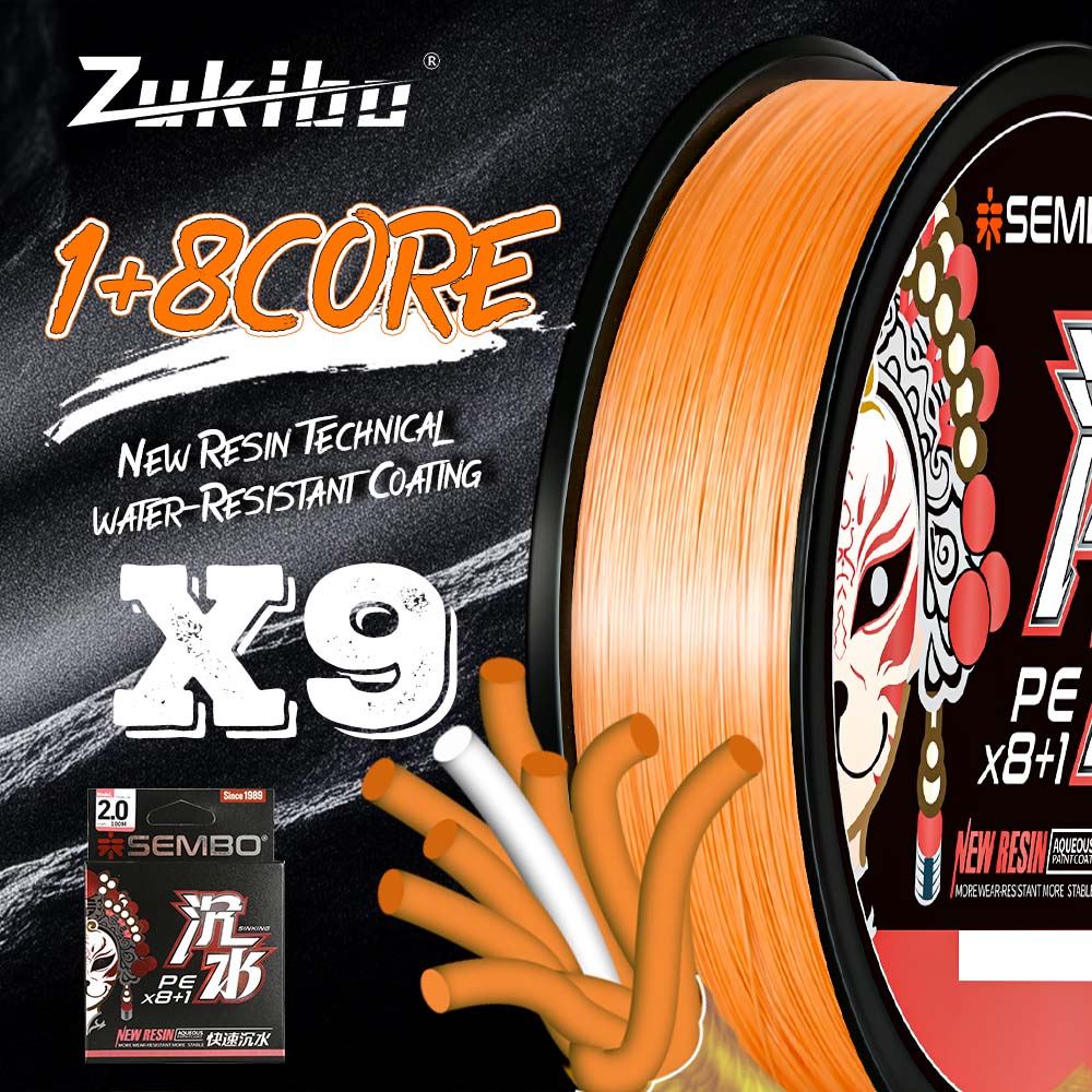 ZUKIBO X8 braided fishing wire - Copolymer Line review and price