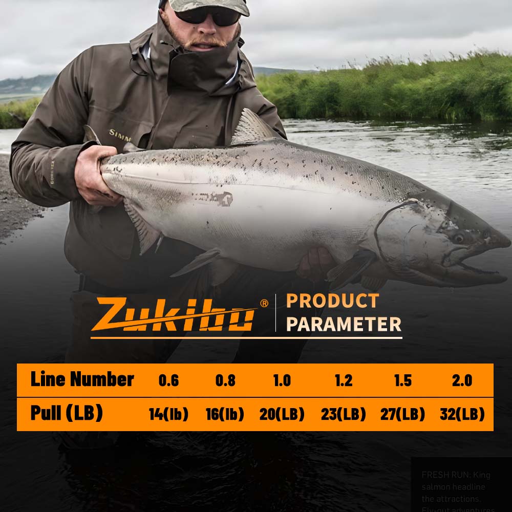 ZUKIBO X8 braided fishing wire - Copolymer Line review and price